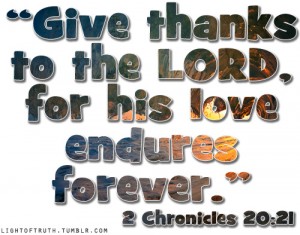 Give Thanks to the Lord - St Stephens Church
